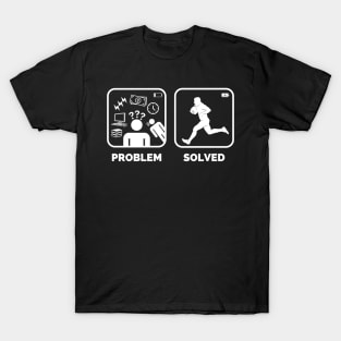 Problem solved Rugby Funny Meme T-Shirt